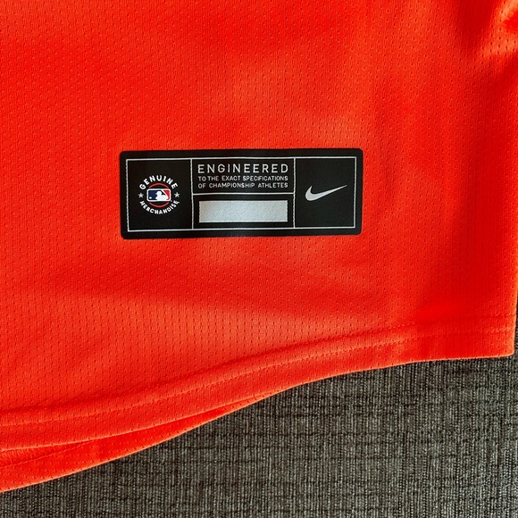 Nike Authentic Baltimore Orioles MLB Baseball Orange Jersey Men’s Sz: XL - Picture 6 of 7